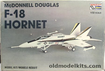Hasegawa 1/32 McDonnell Douglas F-18 Hornet - (F/A-18 Prototype), 1150 plastic model kit